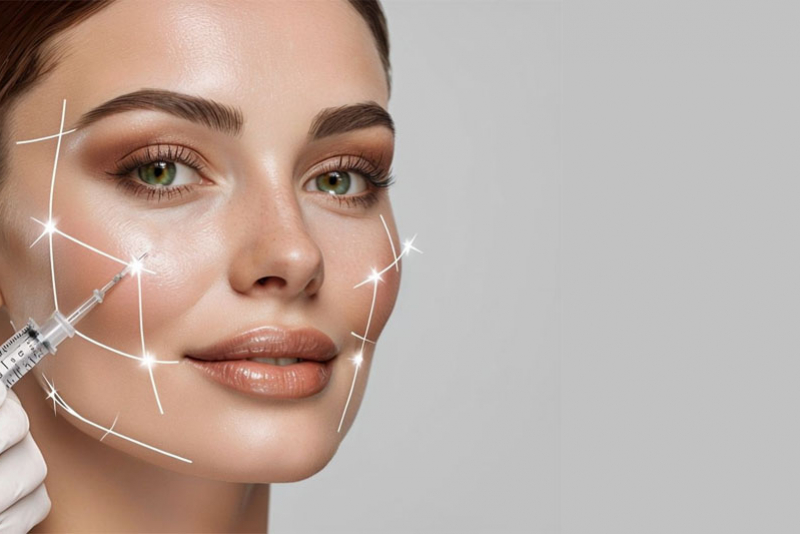 Close-Up Of A Woman Undergoing A Cosmetic Treatment Kopie